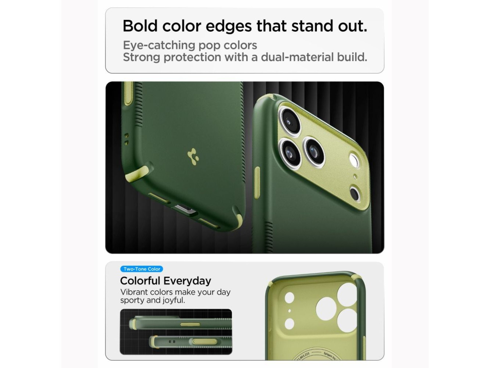 Spigen Nano Pop MagSafe Case for iPhone 18 Pro / 17 Pro - Green