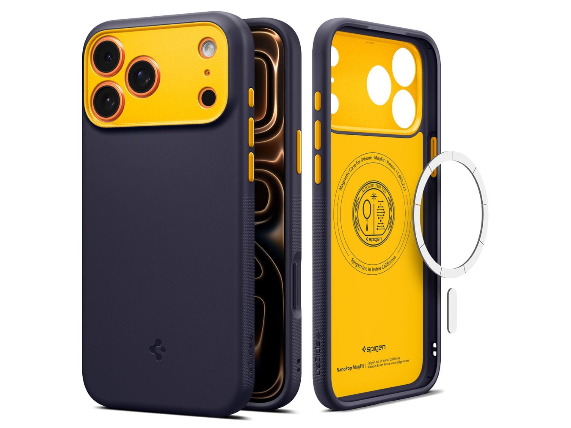 Funda Spigen Nano Pop MagSafe para iPhone 18 Pro / 17 Pro - Azul