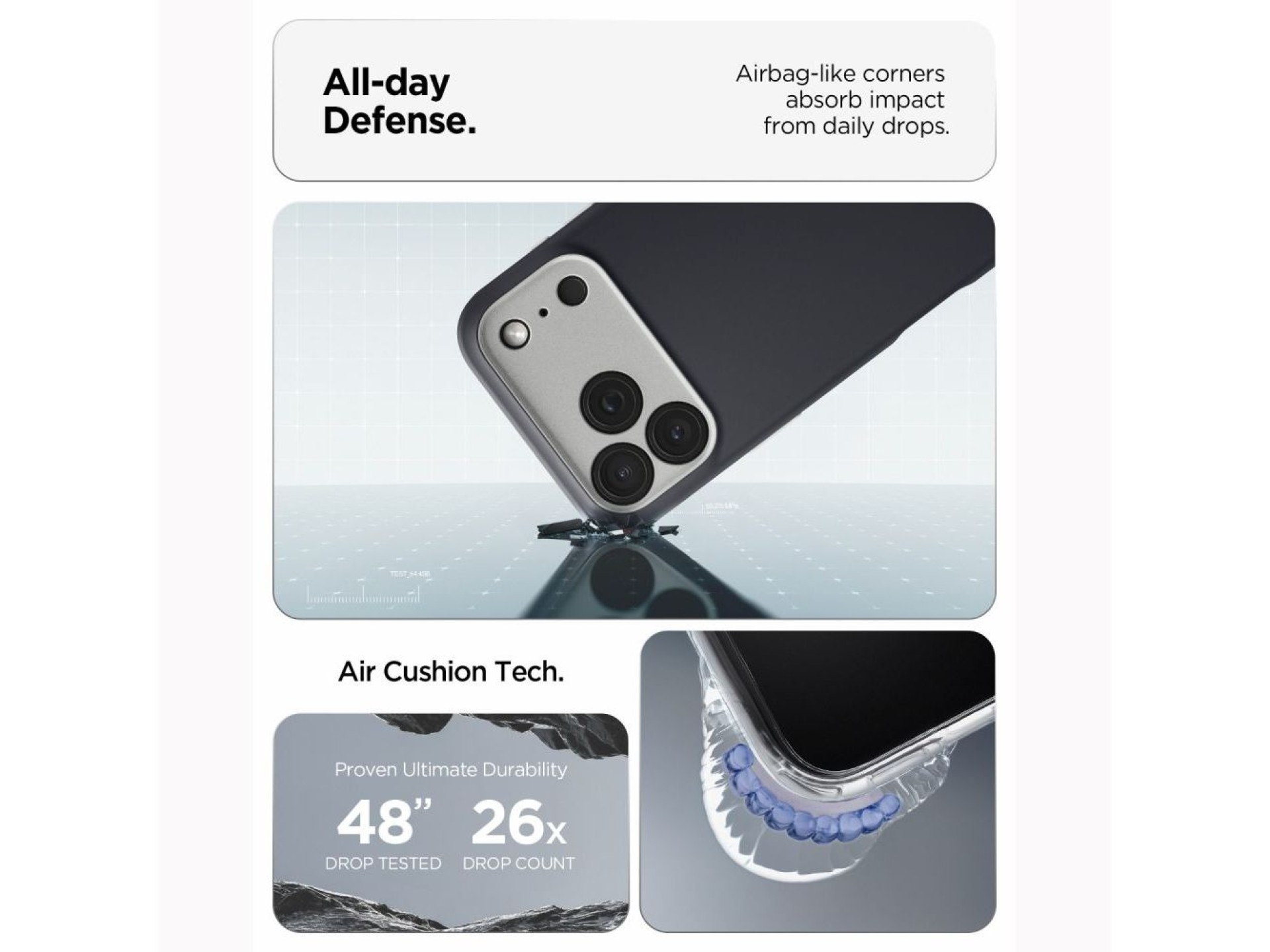 Capa Spigen Nano Pop MagSafe para iPhone 18 Pro / 17 Pro - Preta