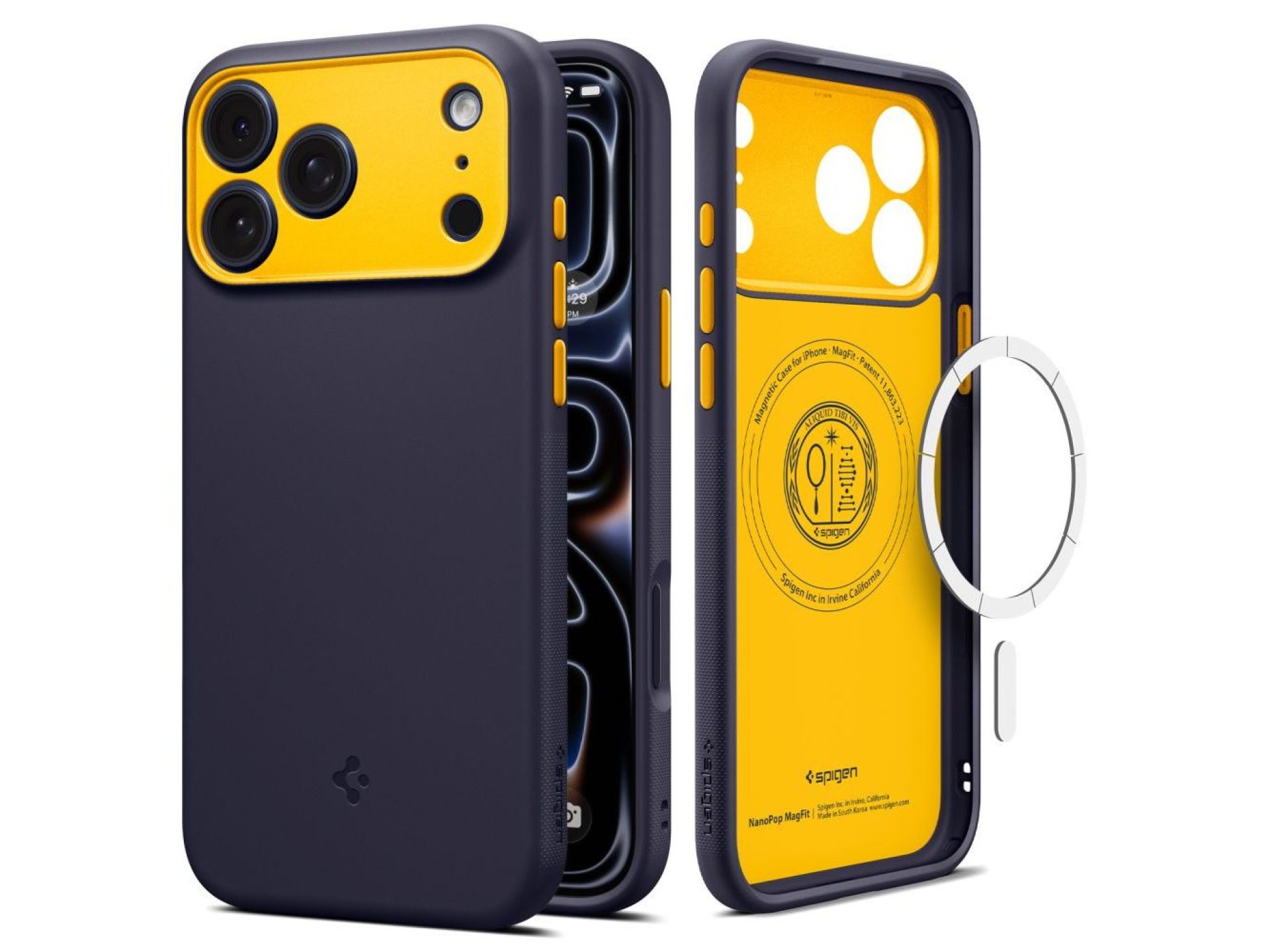 Funda Spigen Nano Pop MagSafe para iPhone 18 Pro / 17 Pro - Azul