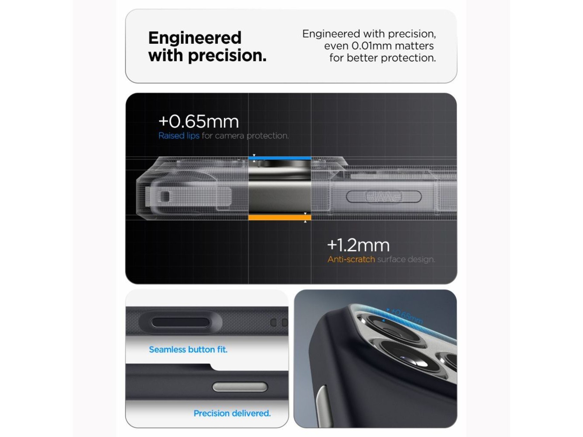 Capa Spigen Nano Pop MagSafe para iPhone 18 Pro / 17 Pro - Preta