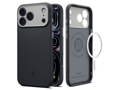 Capa Spigen Nano Pop MagSafe para iPhone 18 Pro / 17 Pro - Preta