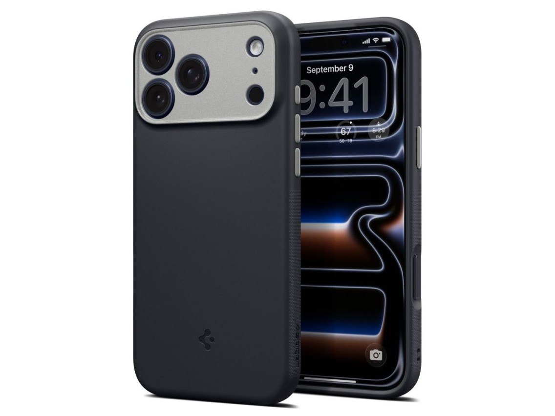 Capa Spigen Nano Pop MagSafe para iPhone 18 Pro / 17 Pro - Preta