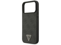 Capa Guess Leather 4G Triangle Strass MagSafe para iPhone 17 Pro Max / 18 Pro Max - Preta Capa Guess Leather 4G Triangle Strass MagSafe para iPhone 17 Pro Max / 18 Pro Max - Preta