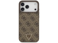 Funda Guess Leather 4G Triangle Strass MagSafe para iPhone 17 Pro Max / 18 Pro Max - Marrón Funda Guess Leather 4G Triangle Strass MagSafe para iPhone 17 Pro Max / 18 Pro Max - Marrón