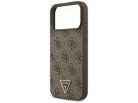Funda Guess Leather 4G Triangle Strass MagSafe para iPhone 17 Pro Max / 18 Pro Max - Marrón Funda Guess Leather 4G Triangle Strass MagSafe para iPhone 17 Pro Max / 18 Pro Max - Marrón