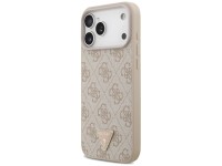 Funda Guess Leather 4G Triangle Strass MagSafe para iPhone 17 Pro Max / 18 Pro Max - Rosa Funda Guess Leather 4G Triangle Strass MagSafe para iPhone 17 Pro Max / 18 Pro Max - Rosa