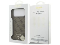 Funda Guess Leather 4G Triangle Strass MagSafe para iPhone 17 Pro Max / 18 Pro Max - Marrón Funda Guess Leather 4G Triangle Strass MagSafe para iPhone 17 Pro Max / 18 Pro Max - Marrón