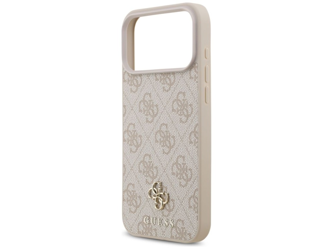 Funda Guess 4G pequeña con logo clásico y MagSafe para iPhone 17 Pro Max / 18 Pro Max - Rosa