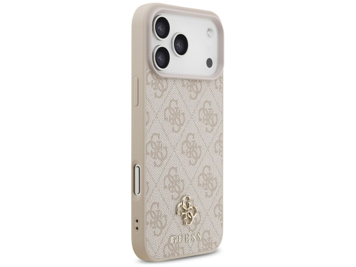 Funda Guess 4G pequeña con logo clásico y MagSafe para iPhone 17 Pro Max / 18 Pro Max - Rosa