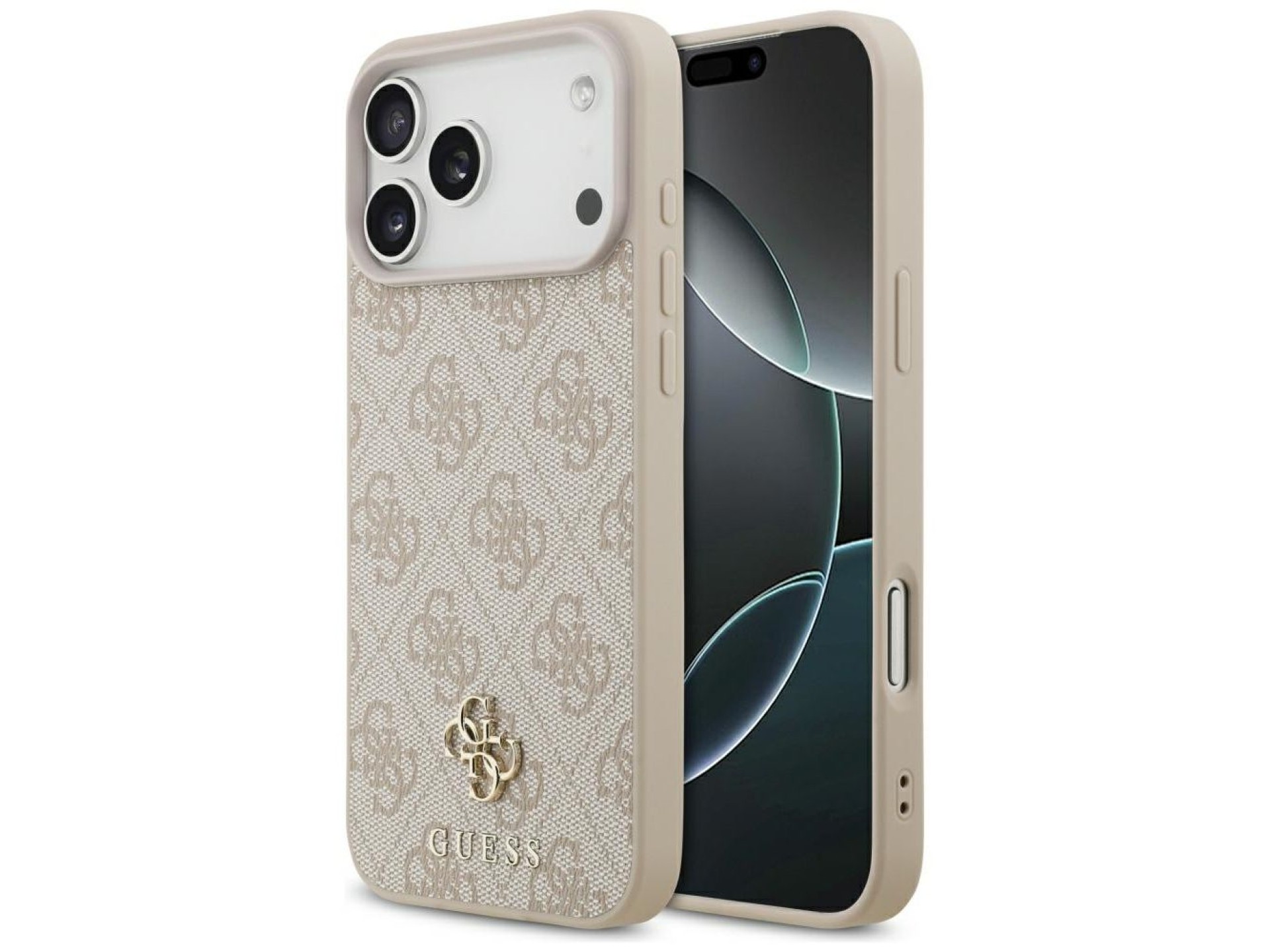 Funda Guess 4G pequeña con logo clásico y MagSafe para iPhone 17 Pro Max / 18 Pro Max - Rosa