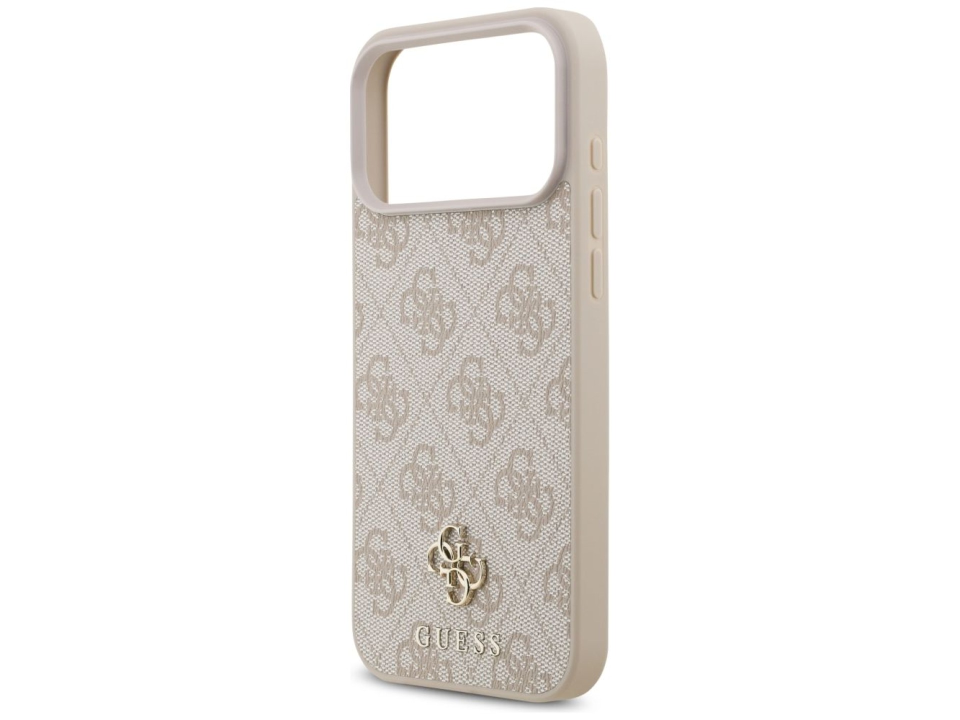 Funda Guess 4G pequeña con logo clásico y MagSafe para iPhone 17 Pro Max / 18 Pro Max - Rosa