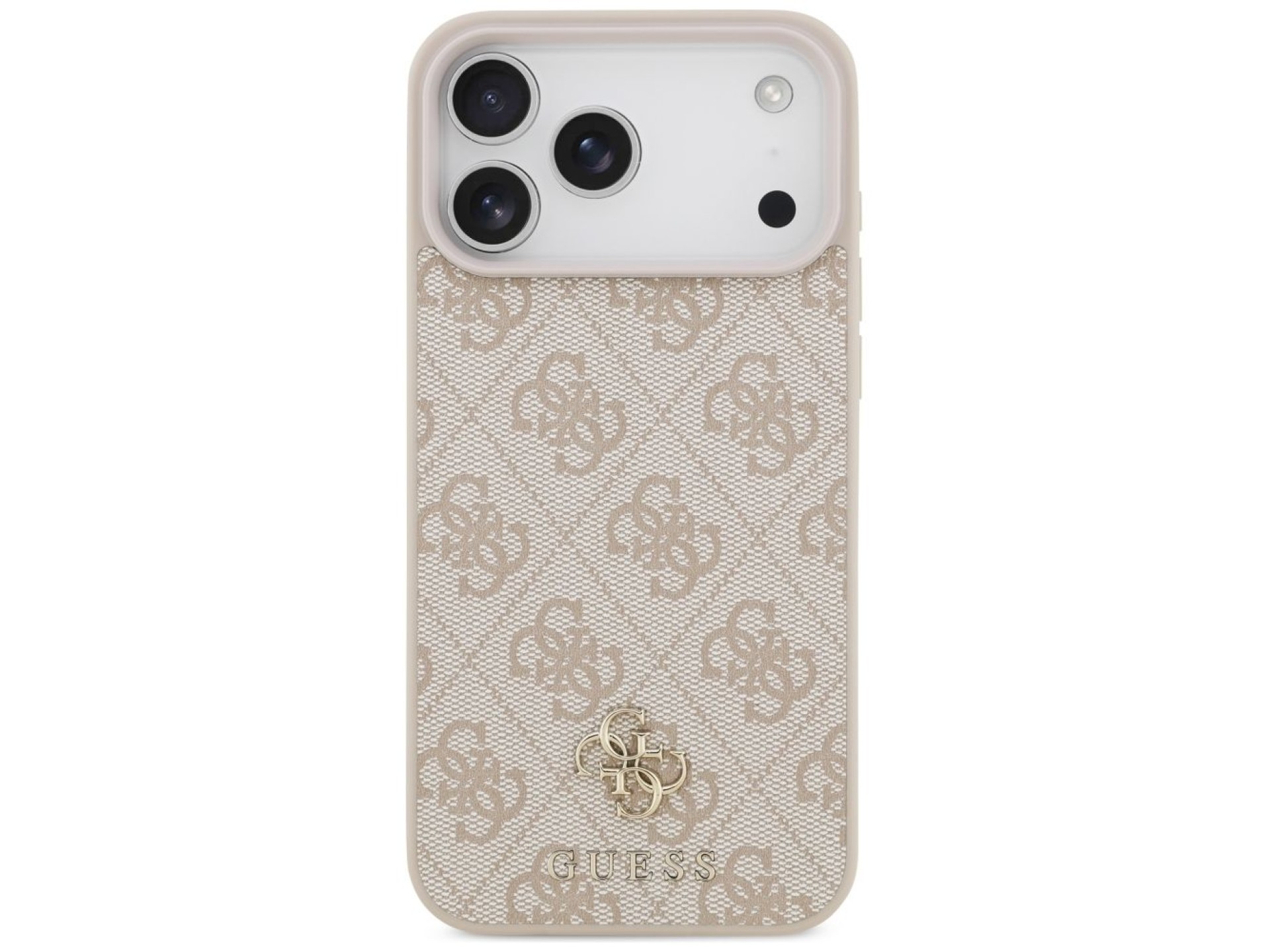 Funda Guess 4G pequeña con logo clásico y MagSafe para iPhone 17 Pro Max / 18 Pro Max - Rosa
