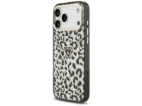 Funda Guess IML Leopard Glitter Triangle Logo MagSafe para iPhone 17 Pro Max / 18 Pro Max - Negra Funda Guess IML Leopard Glitter Triangle Logo MagSafe para iPhone 17 Pro Max / 18 Pro Max - Negra