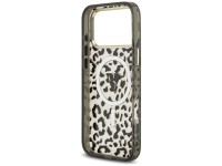Funda Guess IML Leopard Glitter Triangle Logo MagSafe para iPhone 17 Pro Max / 18 Pro Max - Negra Funda Guess IML Leopard Glitter Triangle Logo MagSafe para iPhone 17 Pro Max / 18 Pro Max - Negra