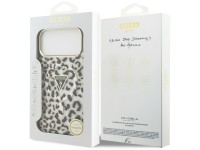 Funda Guess IML Leopard Glitter Triangle Logo MagSafe para iPhone 17 Pro Max / 18 Pro Max - Negra Funda Guess IML Leopard Glitter Triangle Logo MagSafe para iPhone 17 Pro Max / 18 Pro Max - Negra