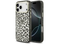 Funda Guess IML Leopard Glitter Triangle Logo MagSafe para iPhone 17 Pro Max / 18 Pro Max - Negra Funda Guess IML Leopard Glitter Triangle Logo MagSafe para iPhone 17 Pro Max / 18 Pro Max - Negra