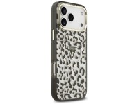 Funda Guess IML Leopard Glitter Triangle Logo MagSafe para iPhone 17 Pro Max / 18 Pro Max - Negra Funda Guess IML Leopard Glitter Triangle Logo MagSafe para iPhone 17 Pro Max / 18 Pro Max - Negra