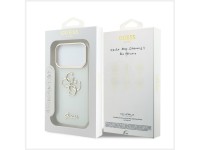 Guess IML 4G Script Metal Case for iPhone 17 Pro Max / 18 Pro Max - White Guess IML 4G Script Metal Case for iPhone 17 Pro Max / 18 Pro Max - White