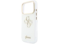 Guess IML 4G Script Metal Case for iPhone 17 Pro Max / 18 Pro Max - White Guess IML 4G Script Metal Case for iPhone 17 Pro Max / 18 Pro Max - White