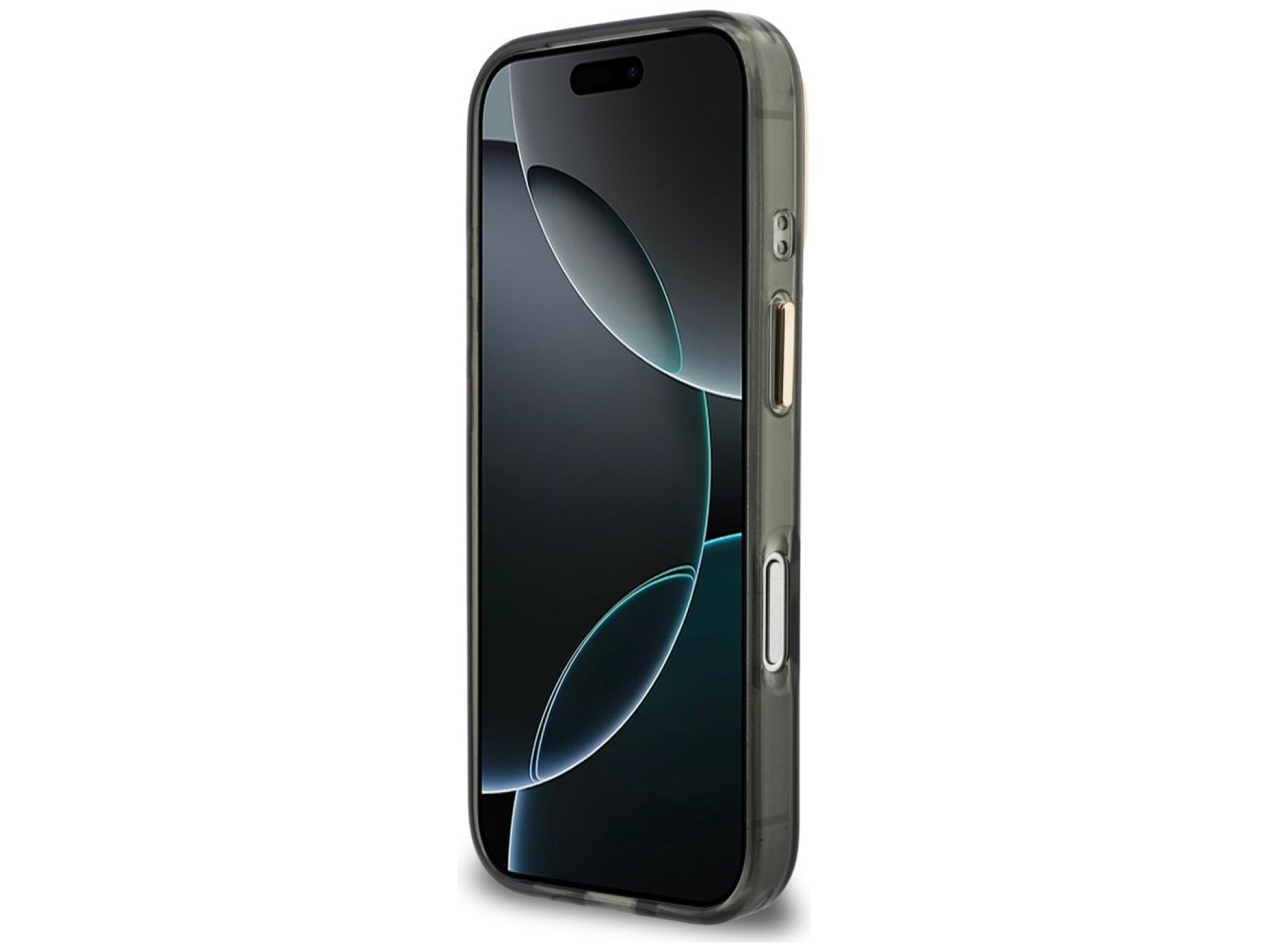 Guess IML 4G Script Metal Case for iPhone 17 Pro / 18 Pro - Black