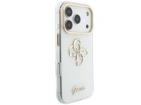 Guess IML 4G Script Metal Case for iPhone 17 Pro Max / 18 Pro Max - White Guess IML 4G Script Metal Case for iPhone 17 Pro Max / 18 Pro Max - White