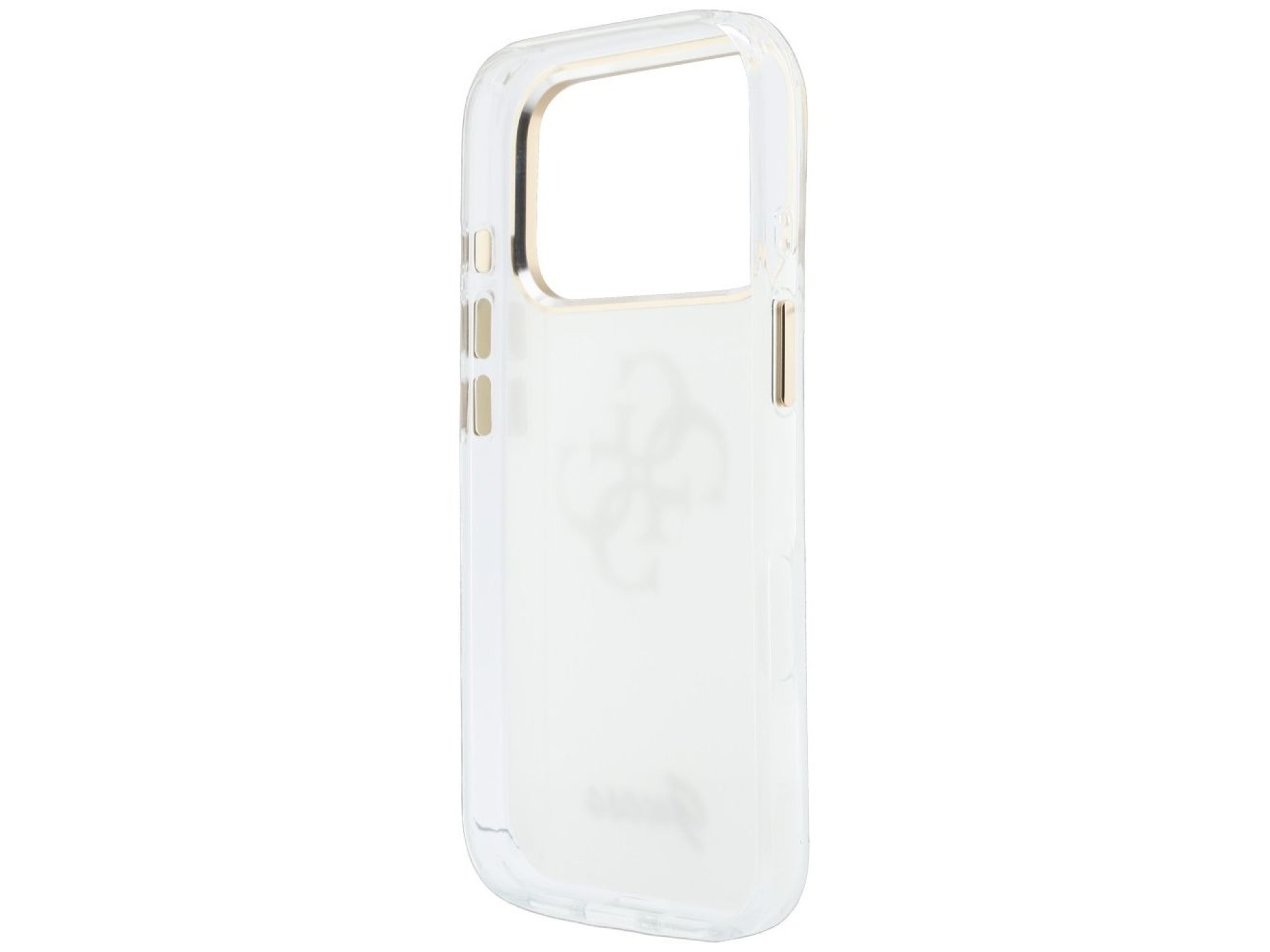 Guess IML 4G Script Metal Case for iPhone 17 Pro Max / 18 Pro Max - White