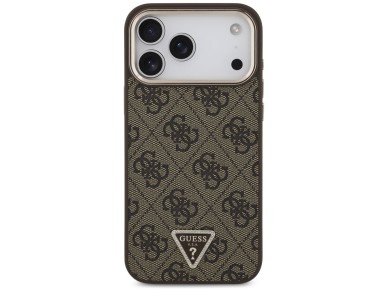 Guess 4G Triangle Logo MagSafe Case for iPhone 17 Pro Max / 18 Pro Max - Brown