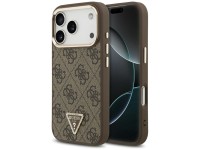 Guess 4G Triangle Logo MagSafe Case for iPhone 17 Pro / 18 Pro - Brown