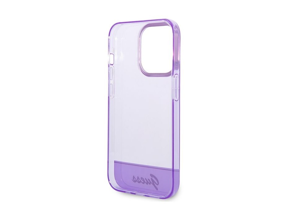 Capa translúcida Guess para iPhone 14 Pro Max - Roxa