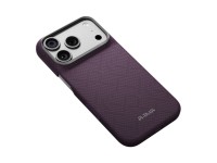 Capa PITAKA Edge PTK Weaving-Charoite MagSafe para iPhone 18 Pro / 17 Pro Roxa Capa PITAKA Edge PTK Weaving-Charoite MagSafe para iPhone 18 Pro / 17 Pro Roxa