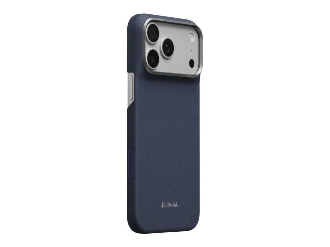 Case PITAKA Edge PTK Weaving-Sapphire MagSafe for iPhone 18 Pro Max / 17 Pro Max Blue