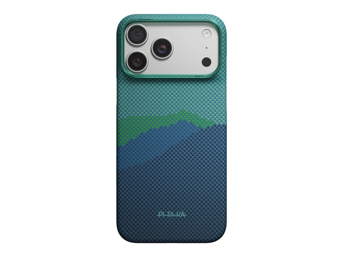 Capa PITAKA Edge Cover Over the Horizon MagSafe para iPhone 18 Pro Max / 17 Pro Max, cor Summer Noon