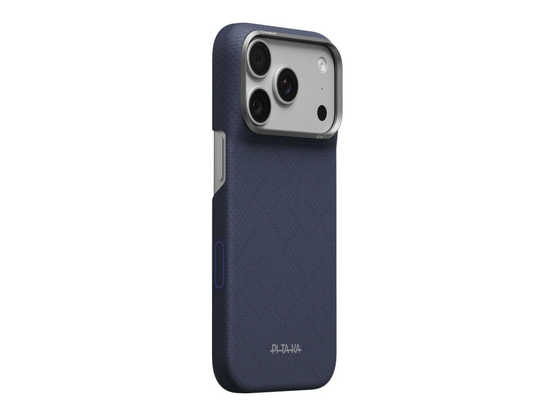 Capa PITAKA Edge PTK Weaving-Sapphire MagSafe para iPhone 18 Pro / 17 Pro azul