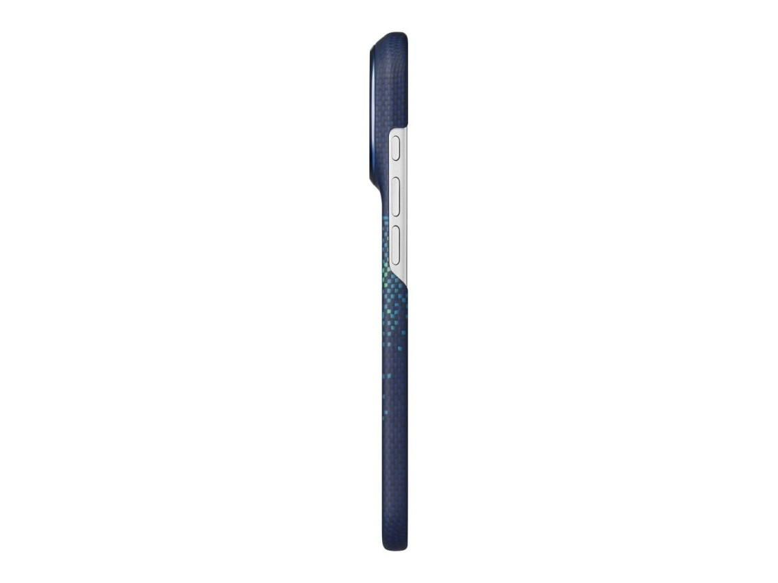 Capa PITAKA Edge Milky Way Galaxy 2.0 para iPhone 18 Pro / 17 Pro azul nearfield