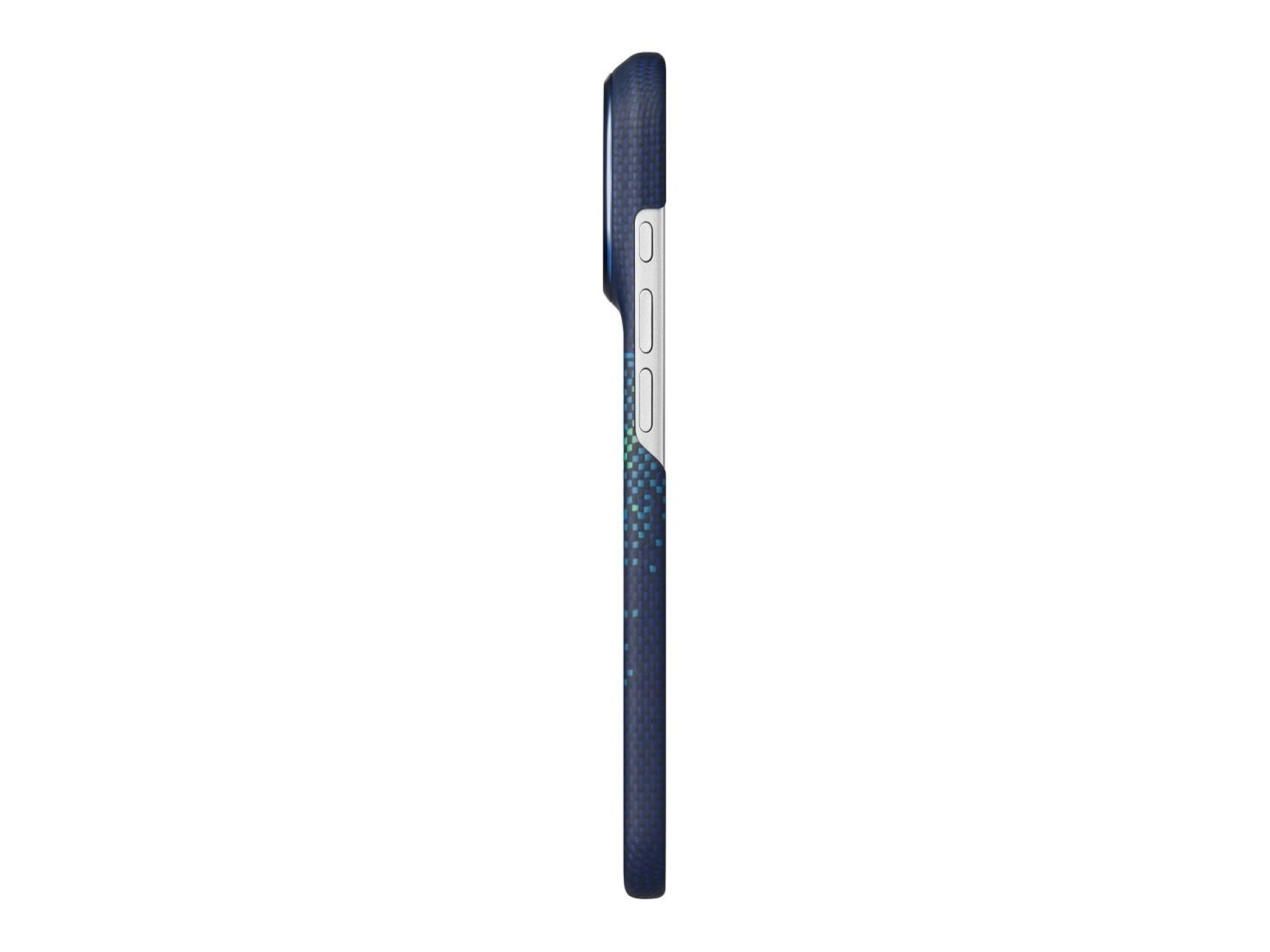 Capa PITAKA Edge Milky Way Galaxy 2.0 para iPhone 18 Pro / 17 Pro azul nearfield