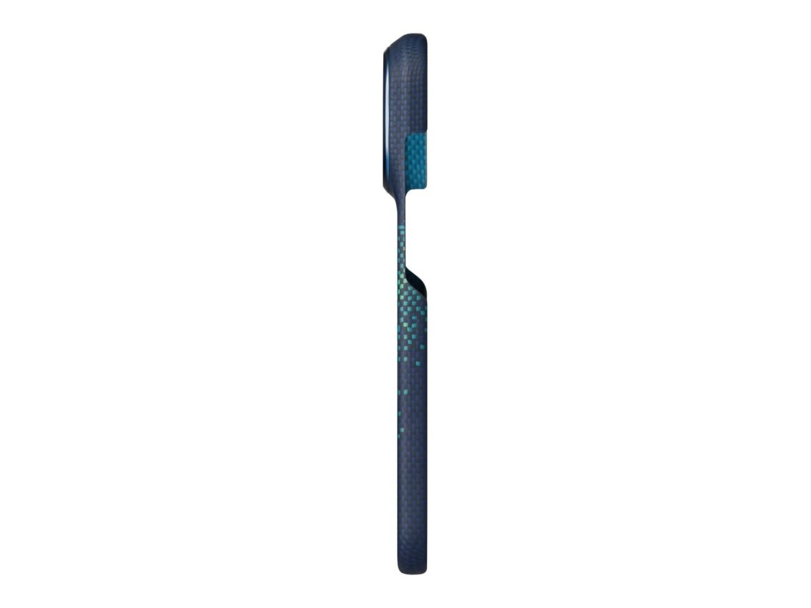 Capa PITAKA Edge Milky Way Galaxy 2.0 para iPhone 18 Pro / 17 Pro azul nearfield
