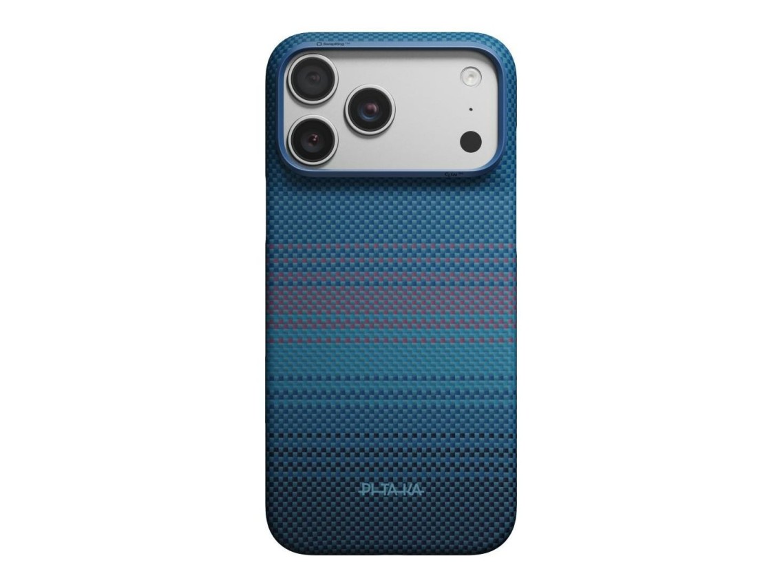 Capa PITAKA Edge Nights Midnight 01 para iPhone 18 Pro Max / 17 Pro Max Moonrise