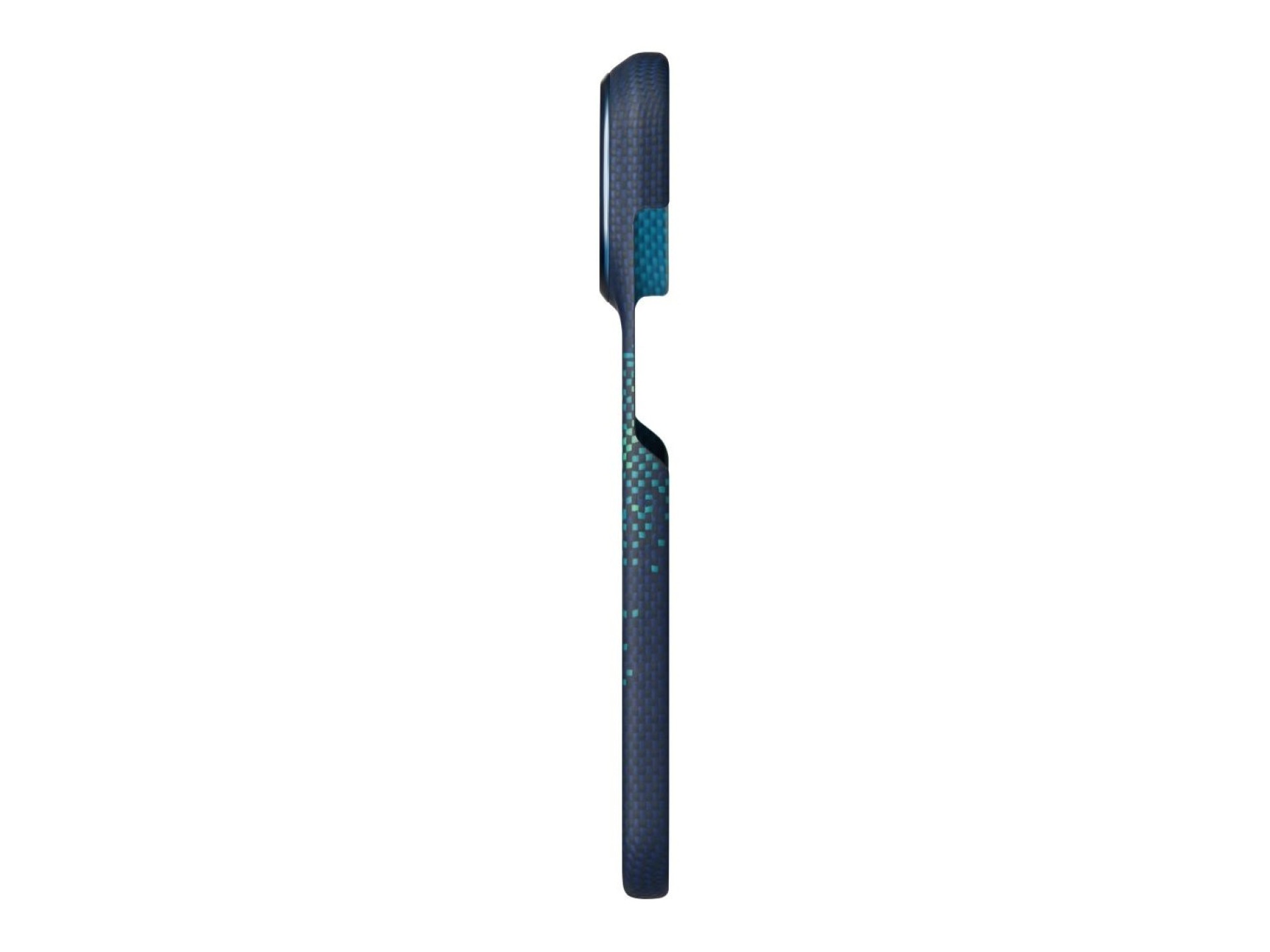 Capa PITAKA Edge Milky Way Galaxy 2.0 para iPhone 18 Pro / 17 Pro azul nearfield