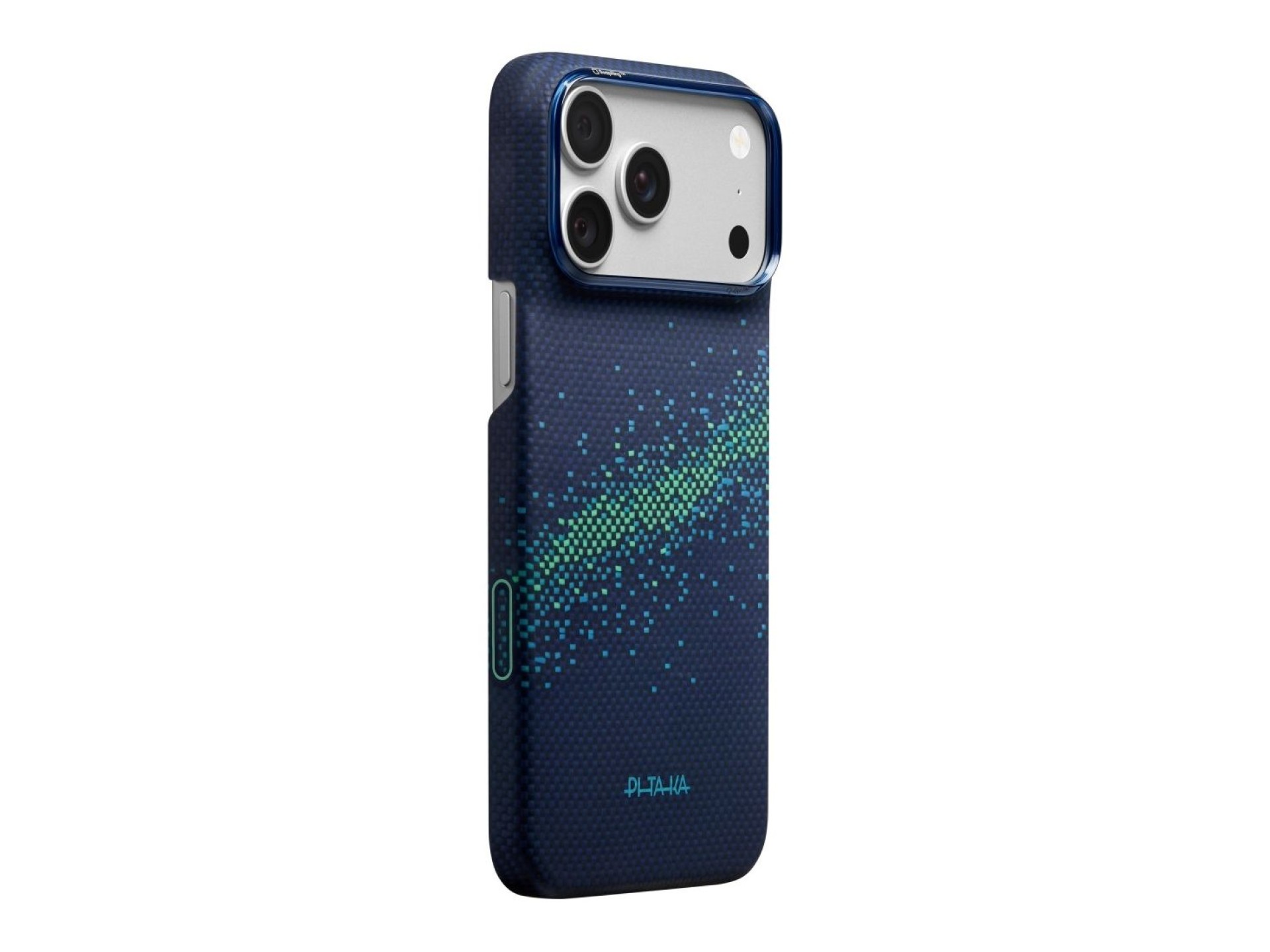 Funda PITAKA Edge Vía Láctea Galaxy 2.0 para iPhone 18 Pro Max / 17 Pro Max Azul de Campo Cercano