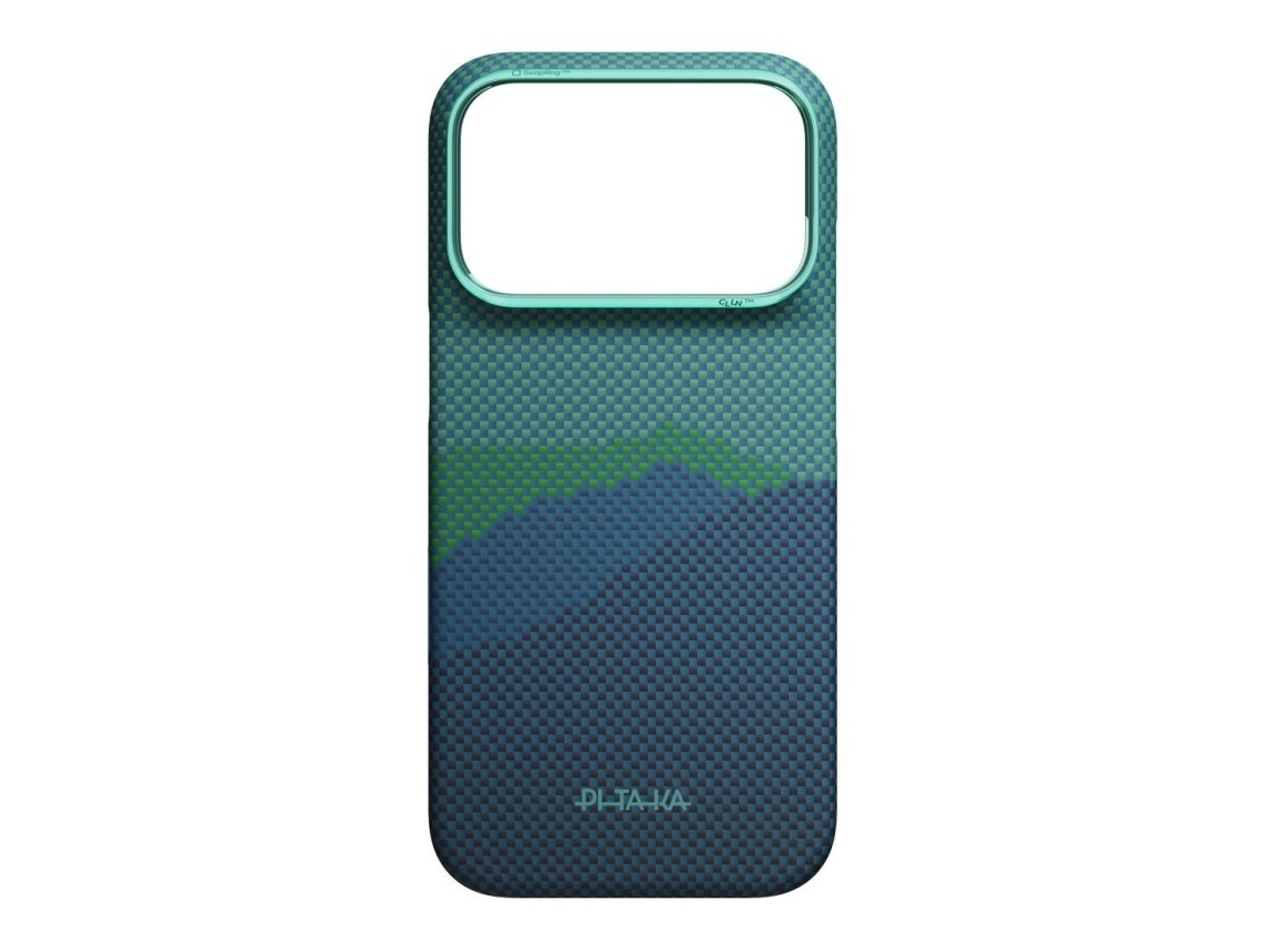 Capa PITAKA Edge Cover Over the Horizon MagSafe para iPhone 18 Pro / 17 Pro, cor Summer Noon.