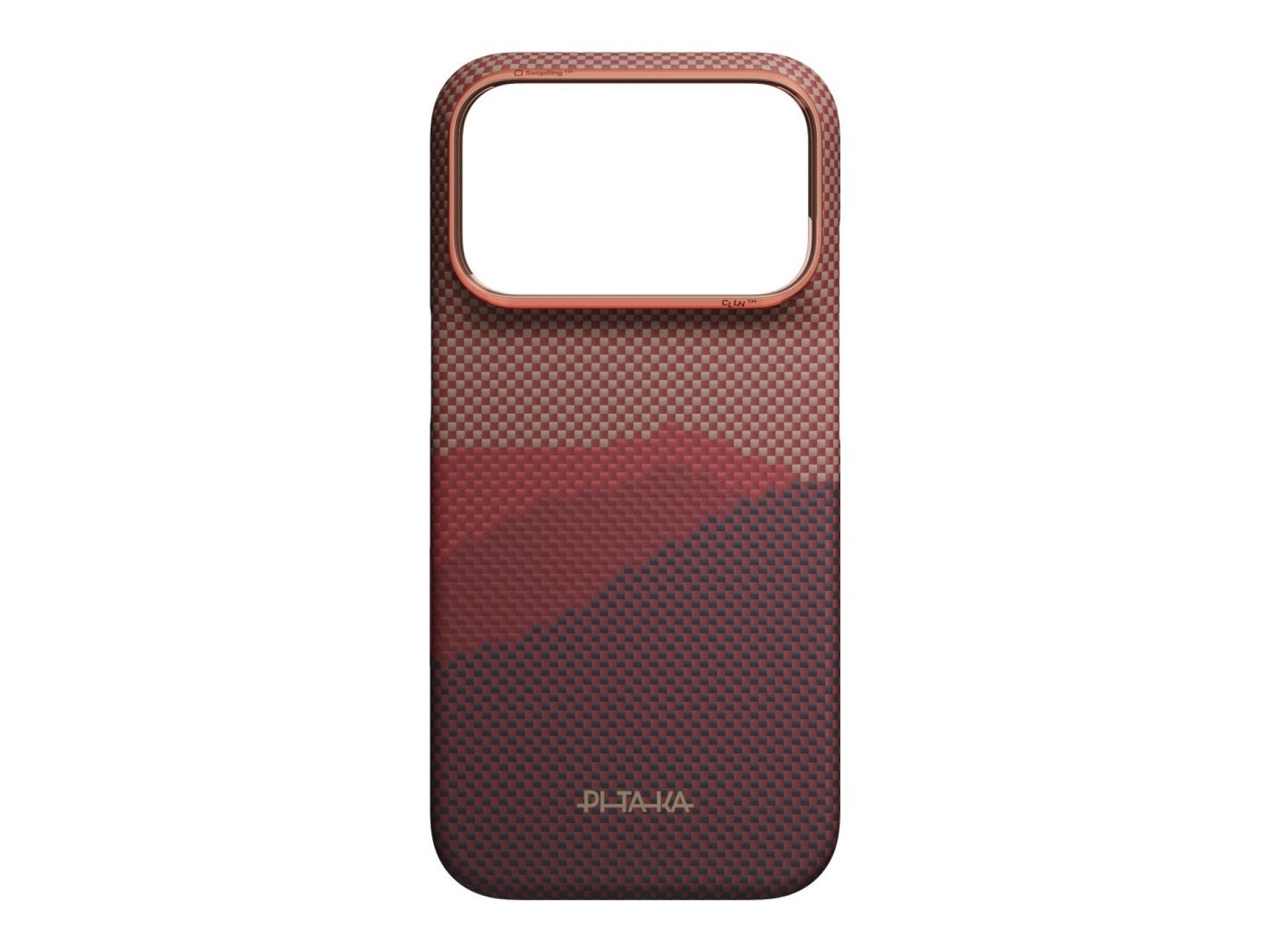 Capa PITAKA Edge Over the Horizon MagSafe para iPhone 18 Pro / 17 Pro, cor crepúsculo de outono.