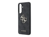 Capa Guess em couro com logo met�lico 4G para Samsung Galaxy A37 5G - Preta