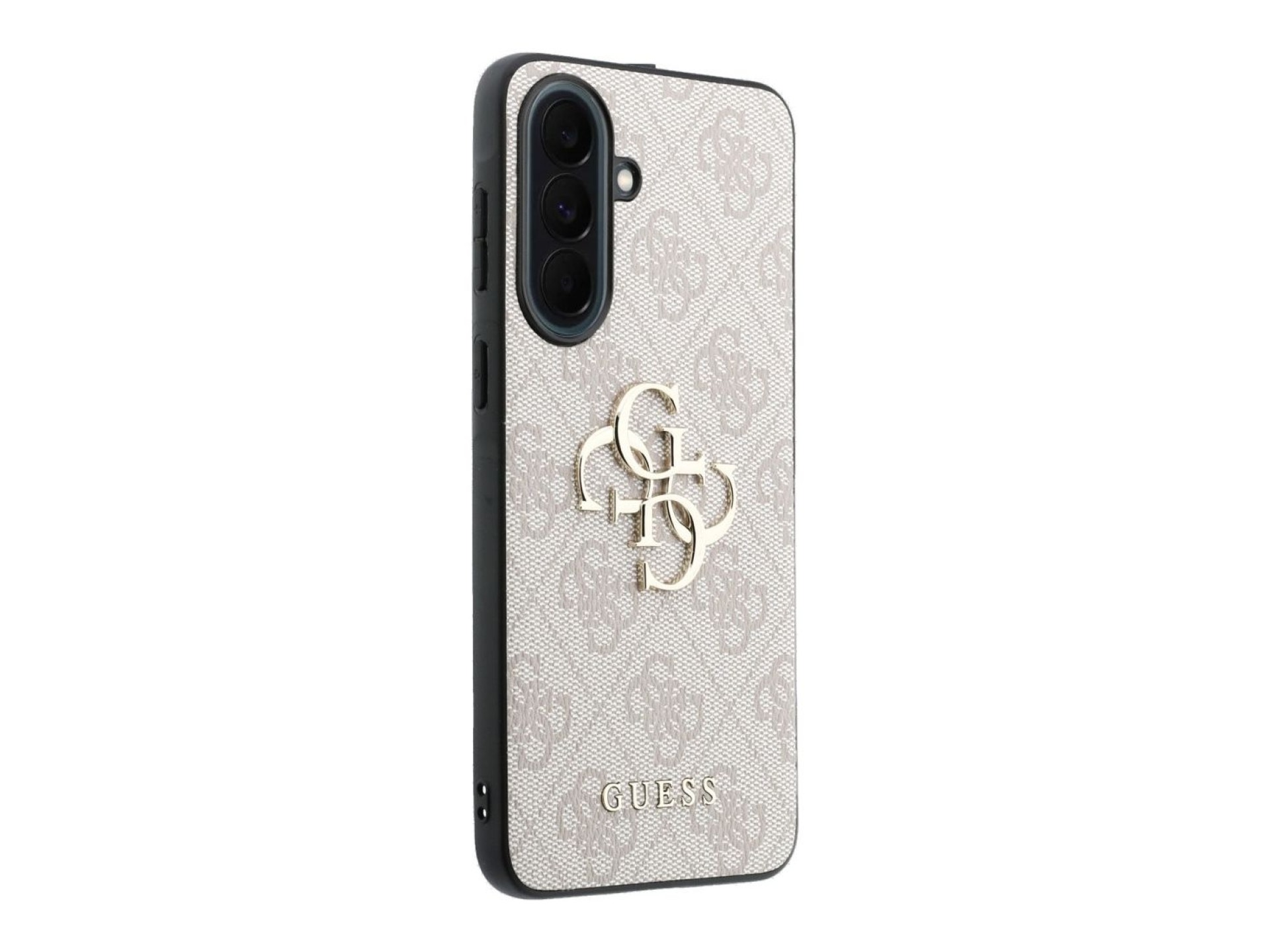 Guess Leather 4G Metal Logo Case for Samsung Galaxy A37 5G - Pink