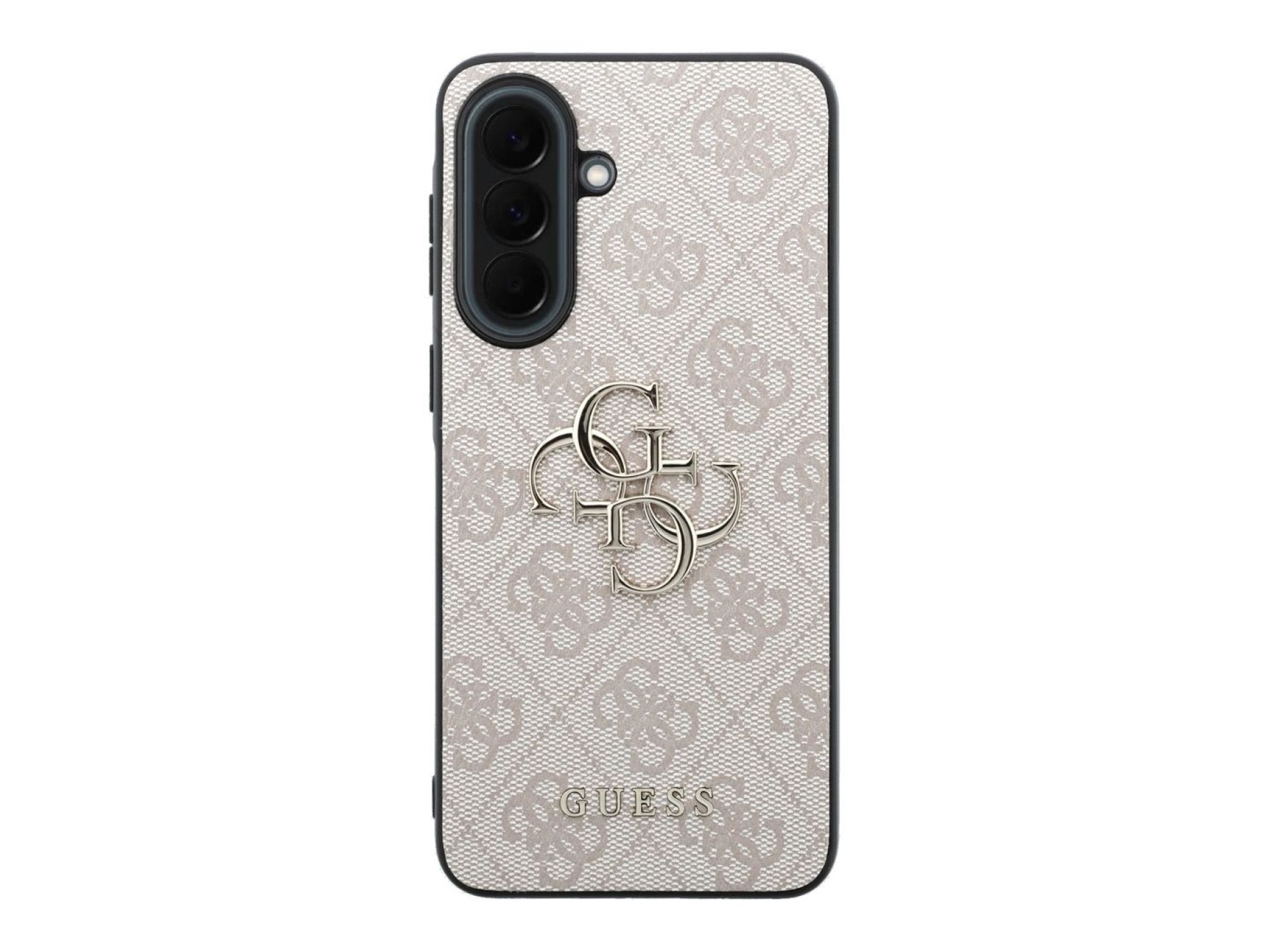 Guess Leather 4G Metal Logo Case for Samsung Galaxy A37 5G - Pink