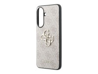 Guess Leather 4G Metal Logo Case for Samsung Galaxy A37 5G - Pink