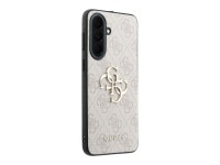 Guess Leather 4G Metal Logo Case for Samsung Galaxy A37 5G - Pink