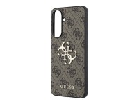 Capa Guess em couro com logo metálico 4G para Samsung Galaxy A37 5G - Marrom Capa Guess em couro com logo metálico 4G para Samsung Galaxy A37 5G - Marrom