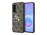 Capa Guess em couro com logo metálico para Samsung Galaxy A57 5G - Marrom Capa Guess em couro com logo metálico para Samsung Galaxy A57 5G - Marrom