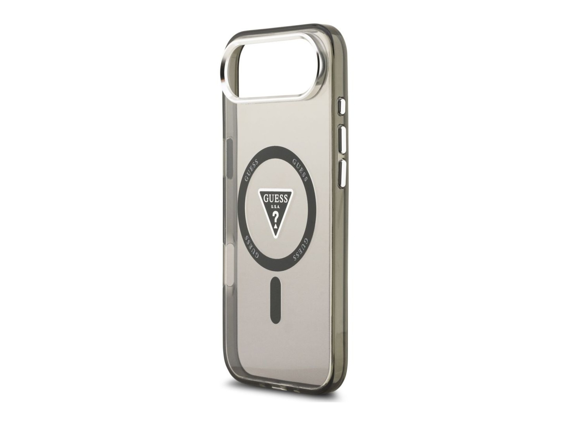 Guess IML Gradient Triangle Logo MagSafe case for iPhone Air - black